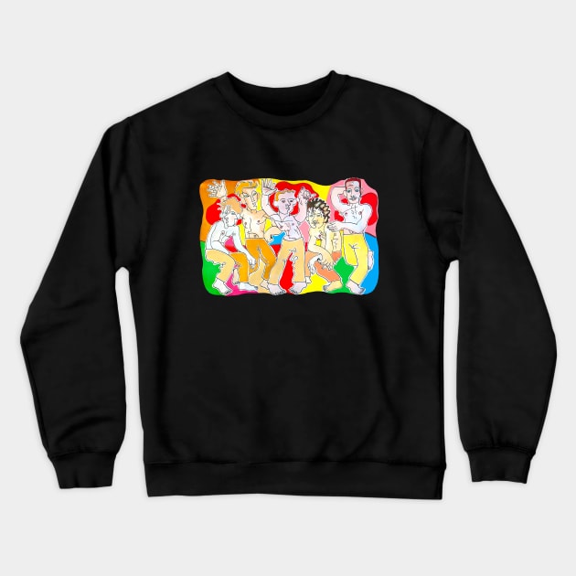 Welcome To The Pleasuredome Crewneck Sweatshirt by Pop Fan Shop